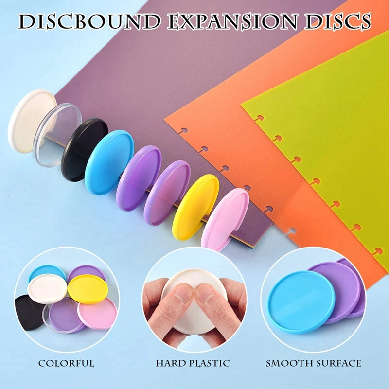 Discbound Expansion Discs Colored Binder Rings Book Binding Discbound Expansion Discs For Notebooks Planner Scrapbooking Durable