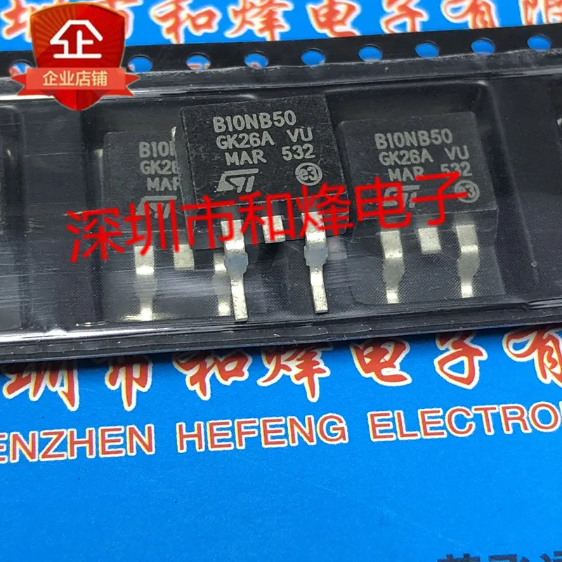 10PCS B10NB50 STB10NB50 TO-263 500V 10.6A  in stock 100% new and original