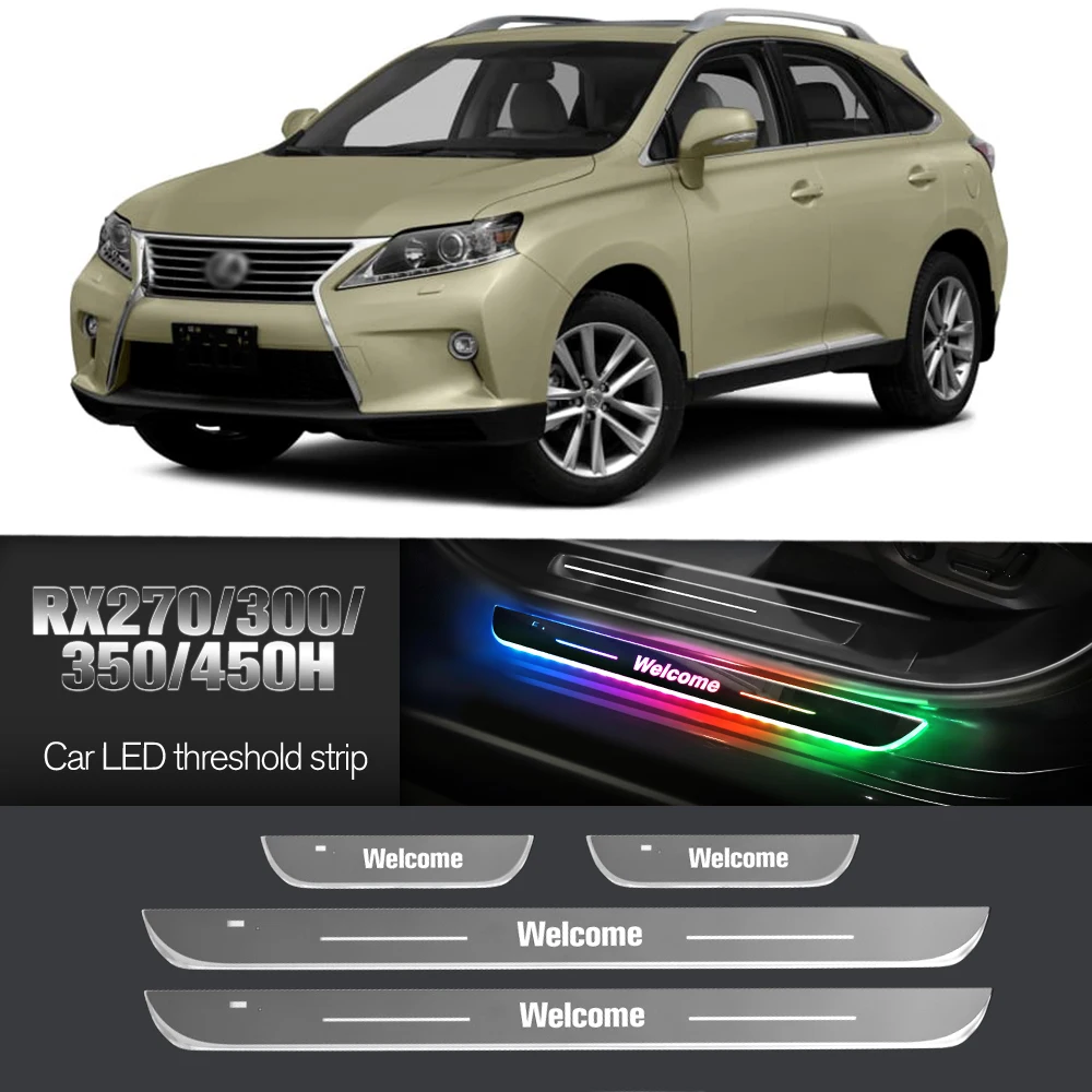 

Car Door Sill Light For Lexus RX270 RX300 RX350 RX450H 2004-2022 Customized Logo LED Welcome Threshold Pedal Lamp Accessories