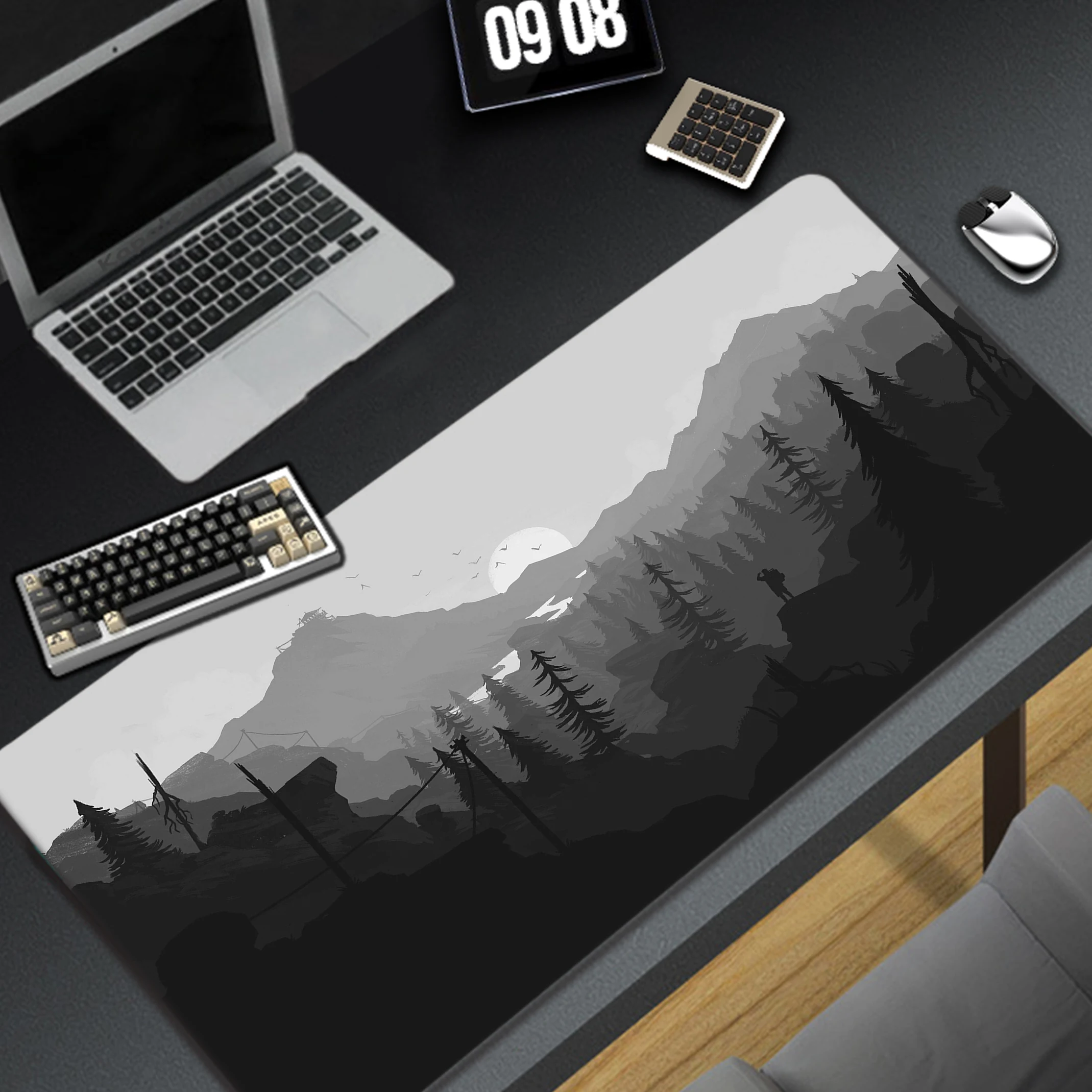 Firewatch لعبة كبيرة ماوس الوسادة ألعاب ماوس الوسادة XXL 900x400 مللي متر الألعاب سرعة لوحة المفاتيح منصات حصيرة مكتبية اكسسوارات Xxl ماوس حصيرة