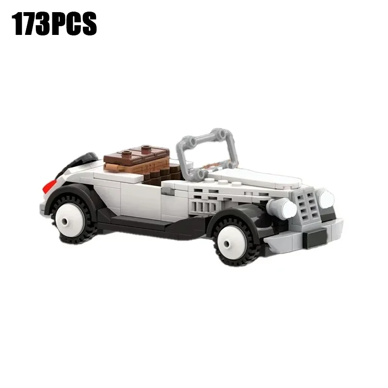 1920 Vintage Classic Convertible Car Model Moc Building Blocks Technical Bricks DIY Assembly Vehicle Toys For Kids Child