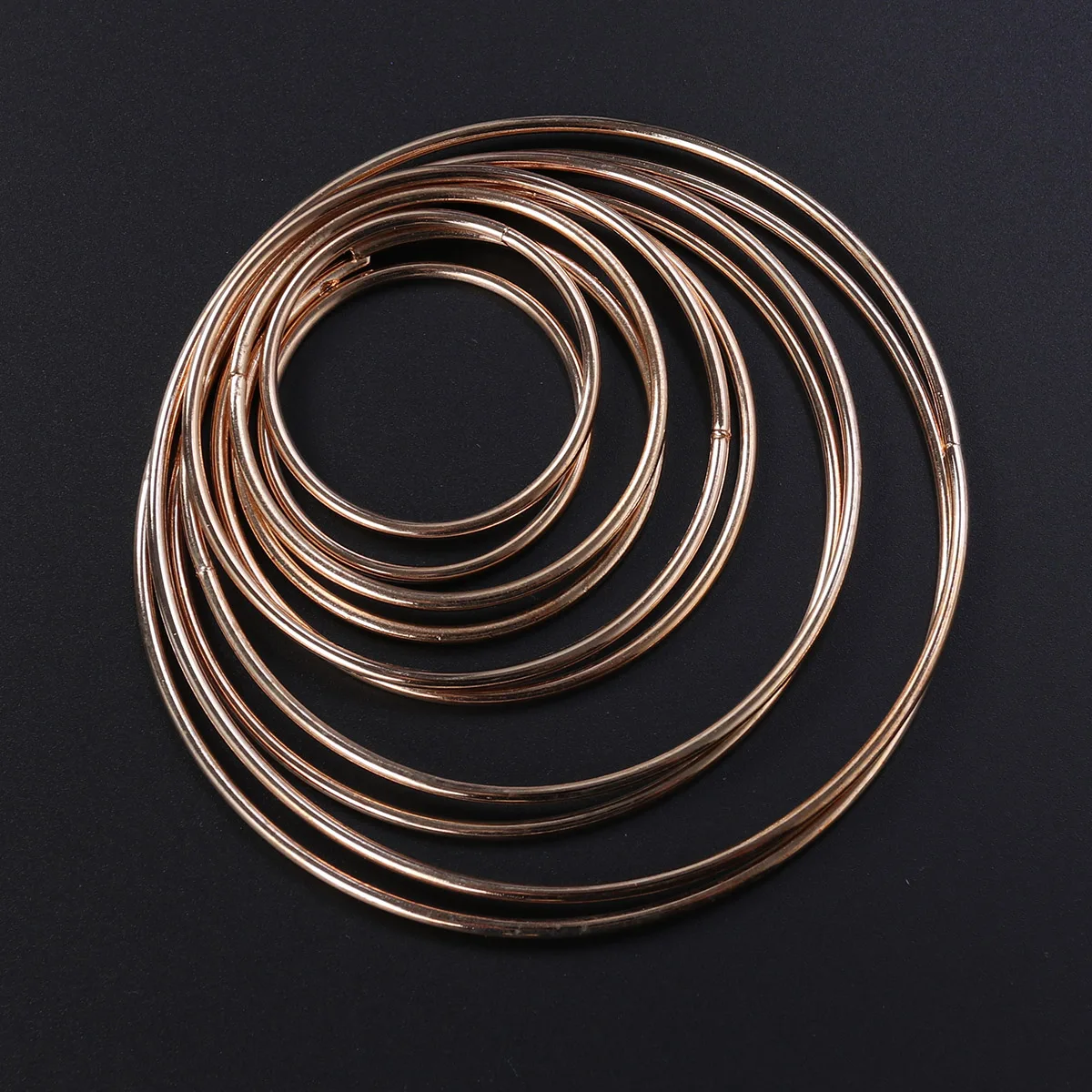 

20 Pcs Dream Catcher Material Sturdy Metal Rings Craft Hoops Smooth Surface Durable Macrame Projects Home Decor Gifts