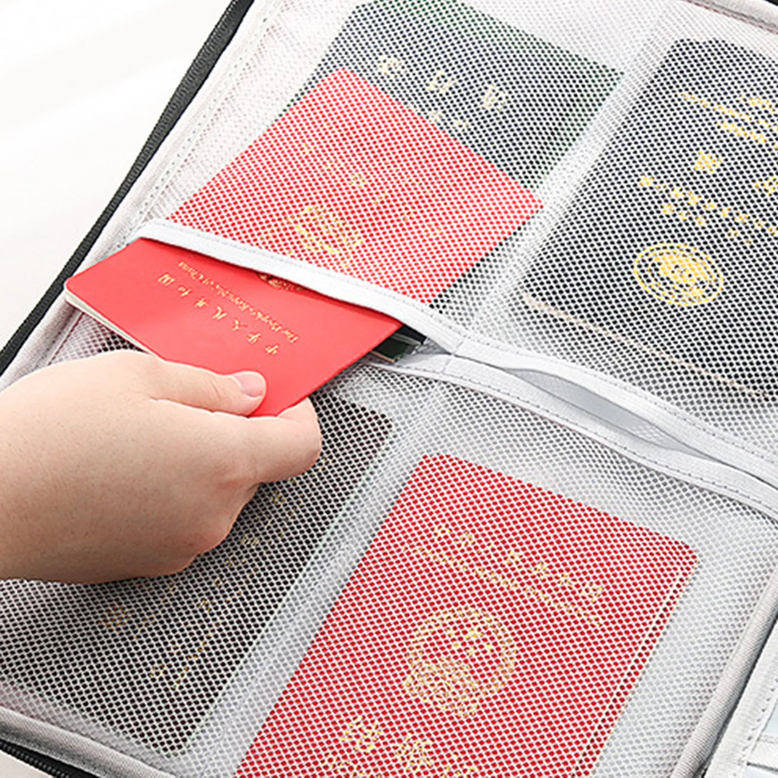 

Сумка для хранения сертификатов, органайзер для документов, водонепроницаемый огнестойкий многослойный футляр для хранения файлов для дома, офиса, школы, путешествий