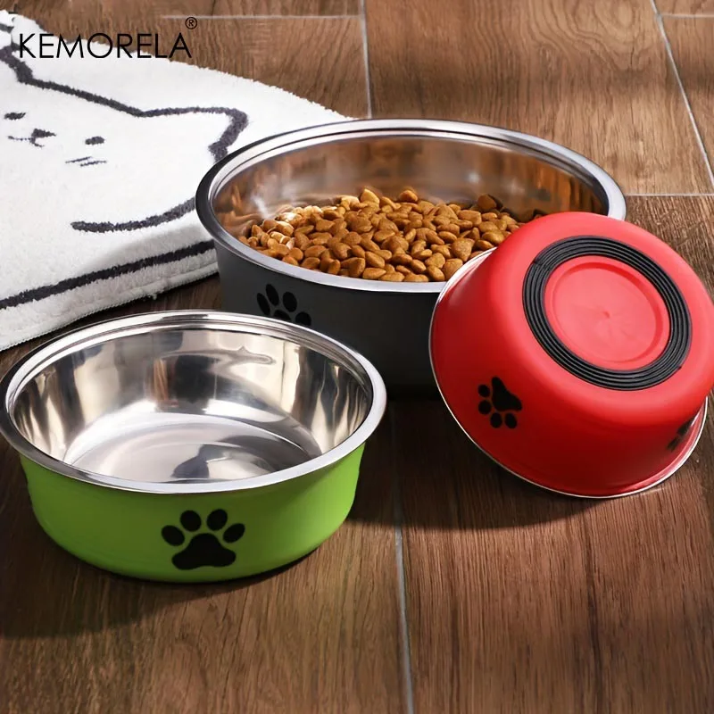 KEMORELA Rutschfester Futternapf aus Edelstahl fr groe, mittelgroe und  kleine Hunde und Katzen  Wasser- und Futternapf - AliExpress 15