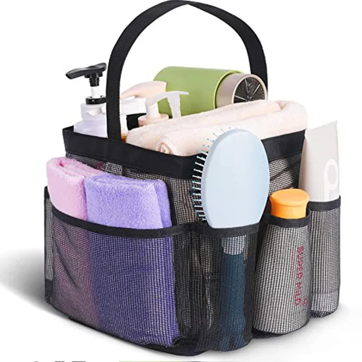 1pc Travel Portable Swimming Organizer Modern Simple Handheld Beach  Multifunctional Mesh Wash  Fitness Shower Bath