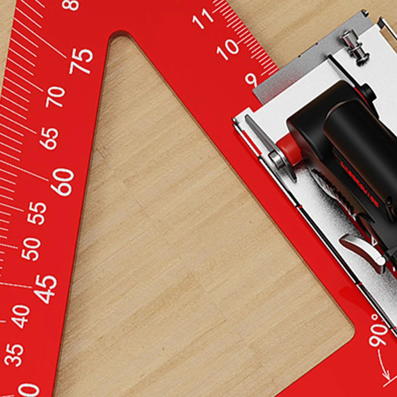 النجارة مربع الزاوية اليمنى نجار تحديد حاكم تأطير زاوية حاكم لآلة البناء صياغة الخياطة اللحف #1