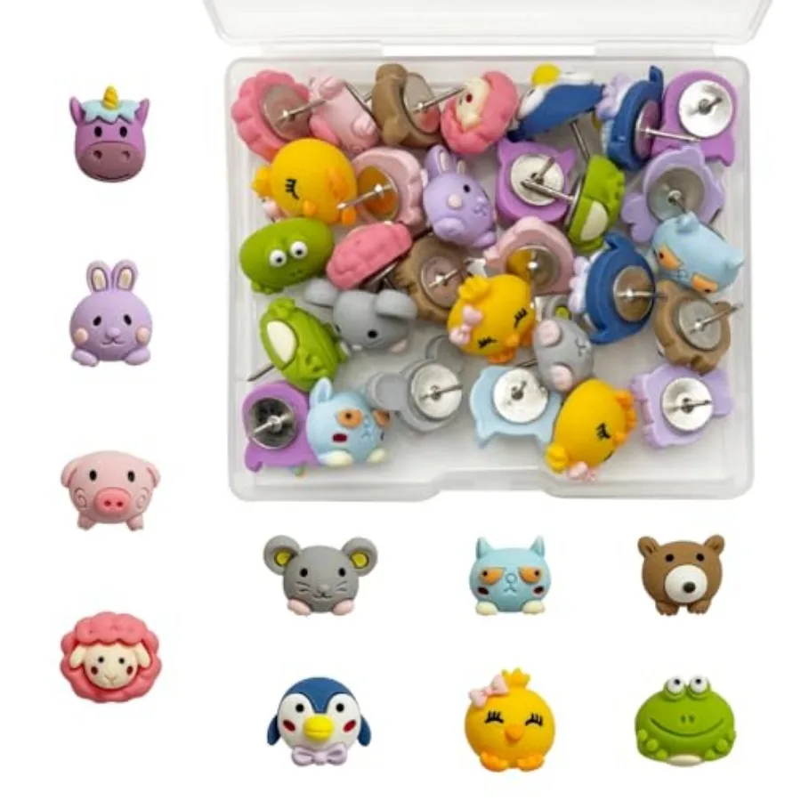 Cute Decorative Push Pins for Cork Boards