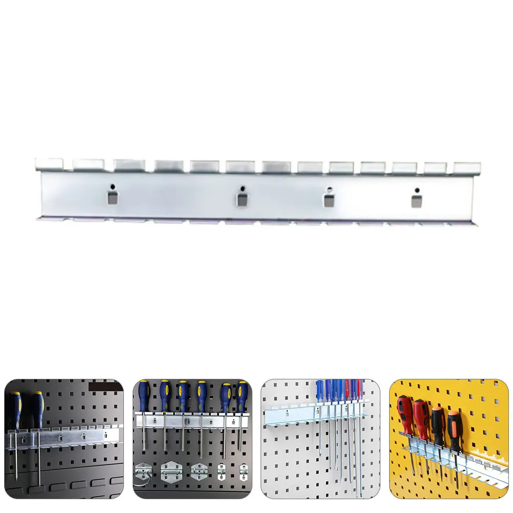 1個入りスクリュードライバーラック-スチール製収納オーガナイザー-壁掛け式ハンドツールホルダー-12穴ボルトドライバーディスプレイツール収納ラック