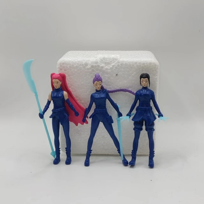 KPop Demon Hunters Model Stripfiguur Standbeeld Pvc Figuur Animatie Randapparatuur Decoratie Verjaardagscadeau Kinderen Speelgoed