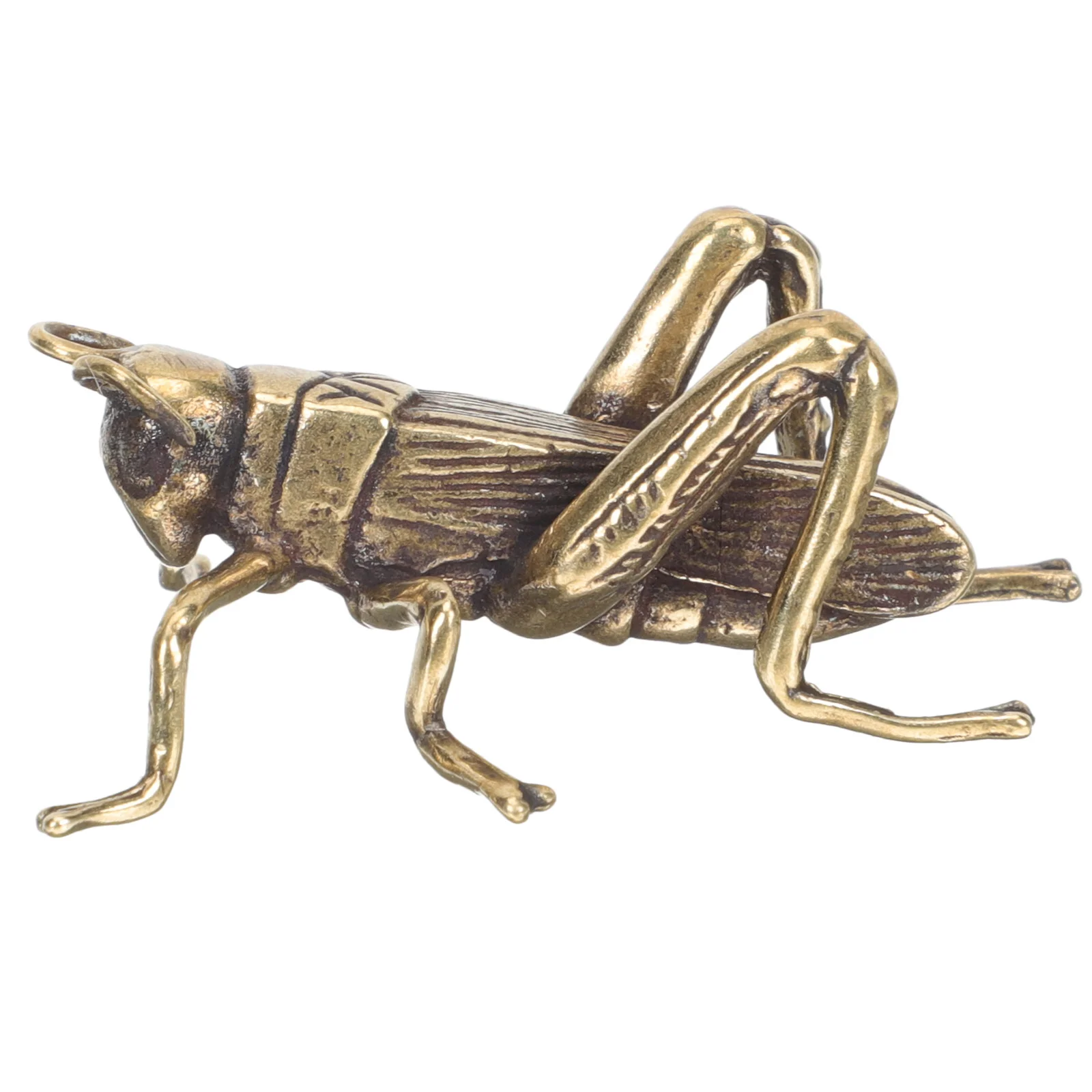 Cricket Ornaments Brass Craft Mini Stuffed Animals Shape Statue Home Decor Sculpture Figurine