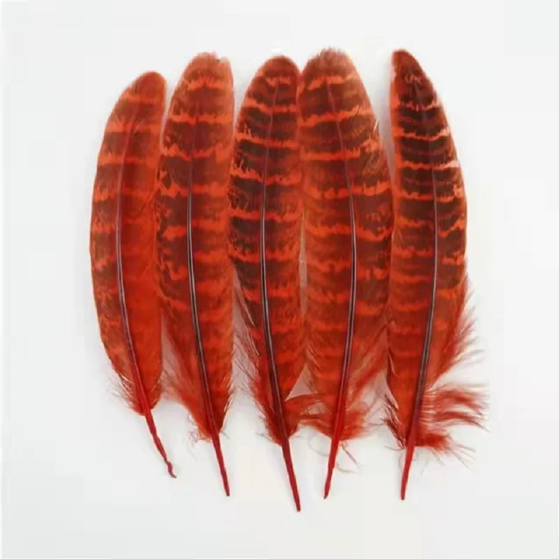 Mother pheasant feathers 4-6 inches Dyed feathers Fumigation processing DIY jewelry accessories Dream Chaser Decorative Feather