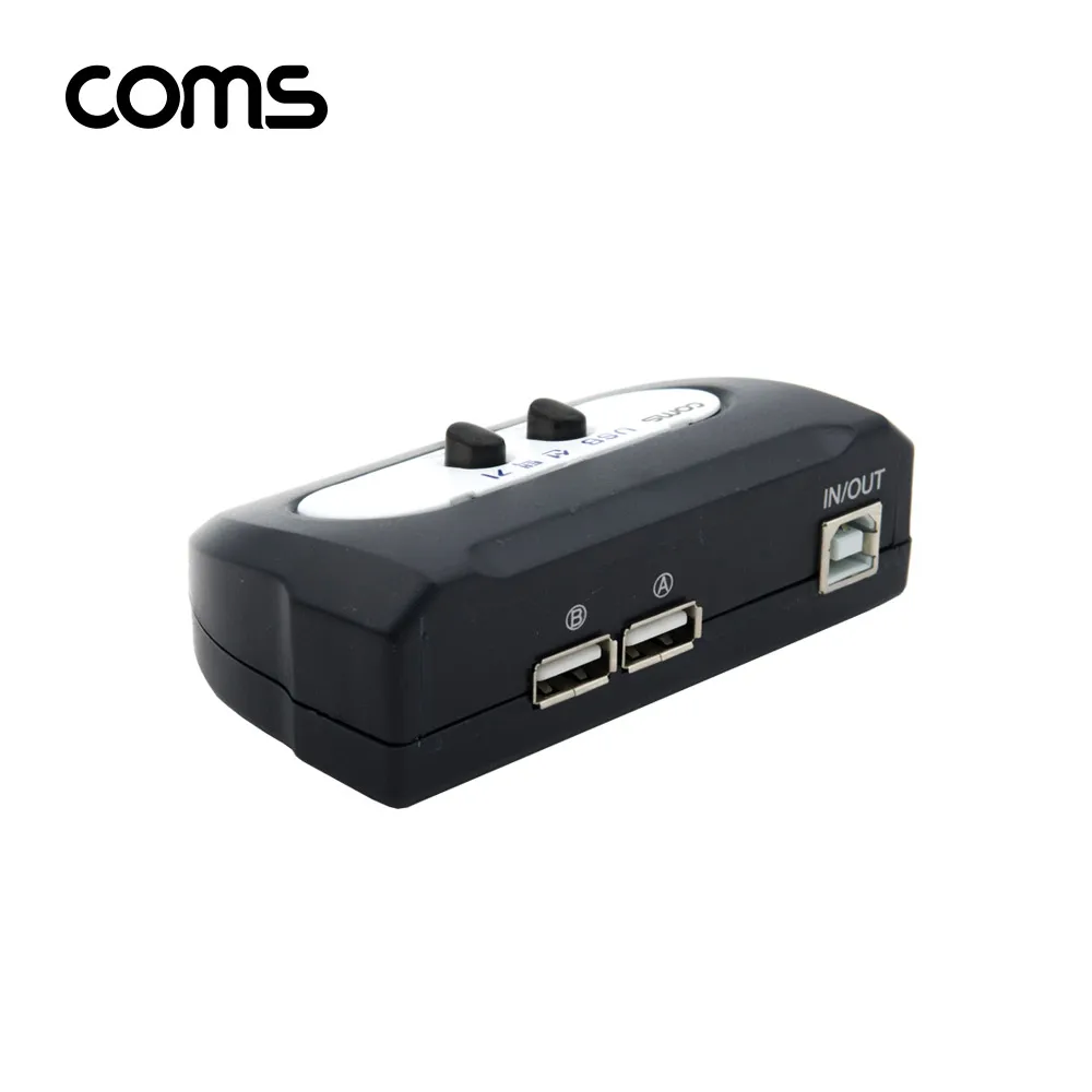 Coms UM21 USB 2.0 Selecter 2:1 switch A type 2 port B type 1 Port