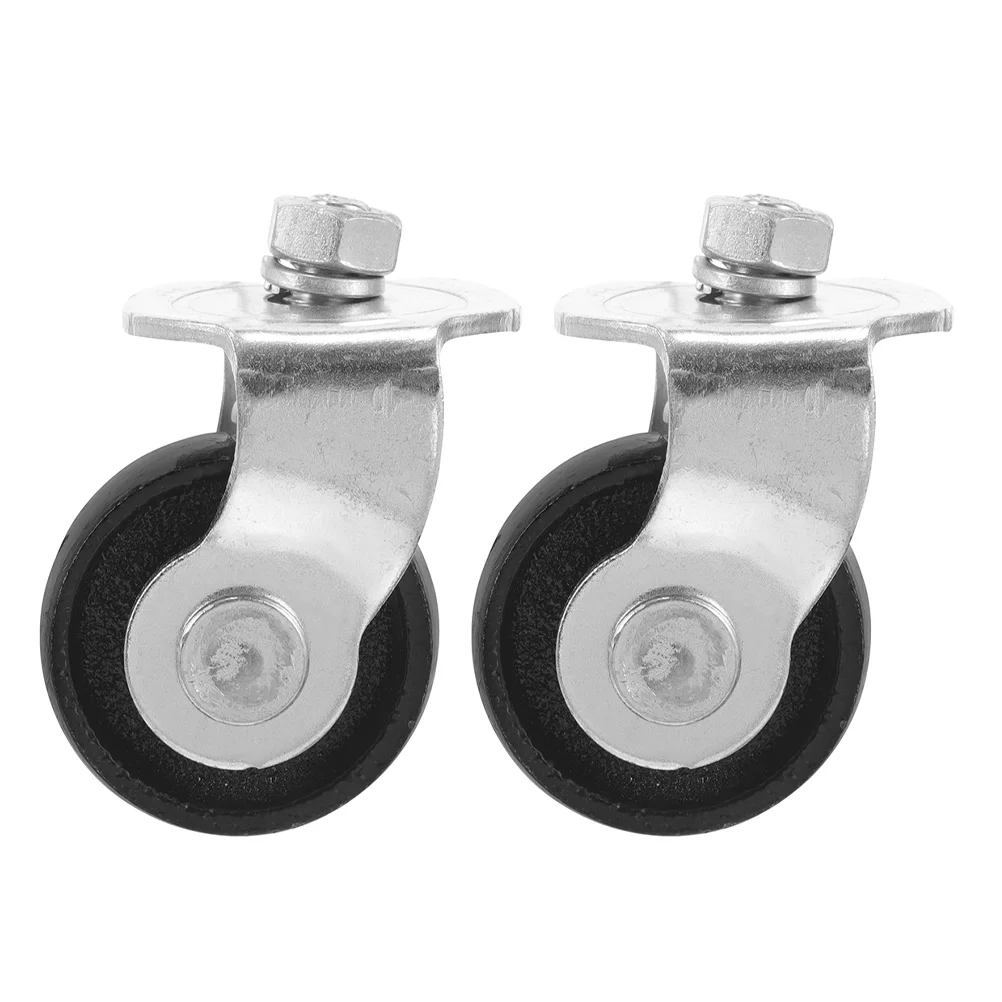 2pcs Floor Jack Caster Wheels Floor Jack Replacement Parts Metal Jack Wheel for 2 Tons Jack heavy duty caster wheels