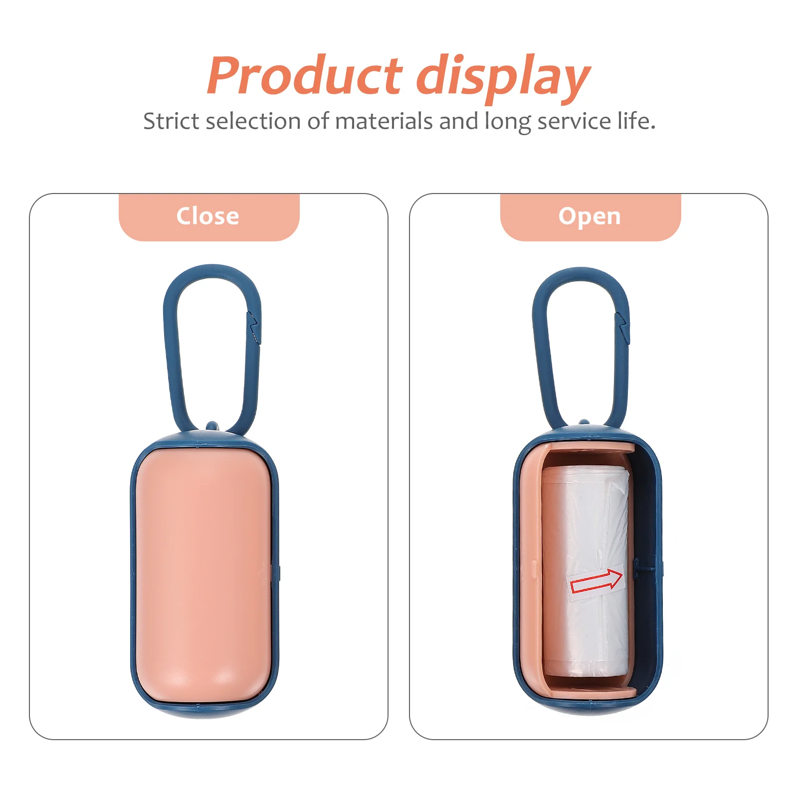 

3Pcs Portable Pet Dog Waste Bag Dispenser with 45 Bags Lightweight Small Size Cute Design for Travel Dog Waste Bag