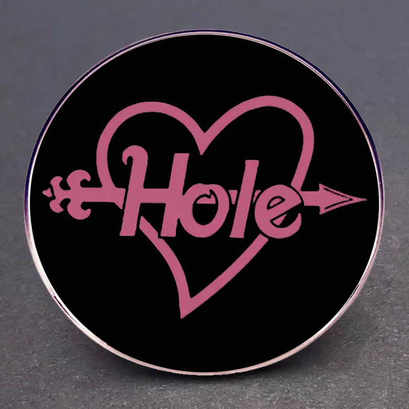 Hole Rock Band Enamel Pins Live Through This Lapel Badge Brooch Decoration Jewelry