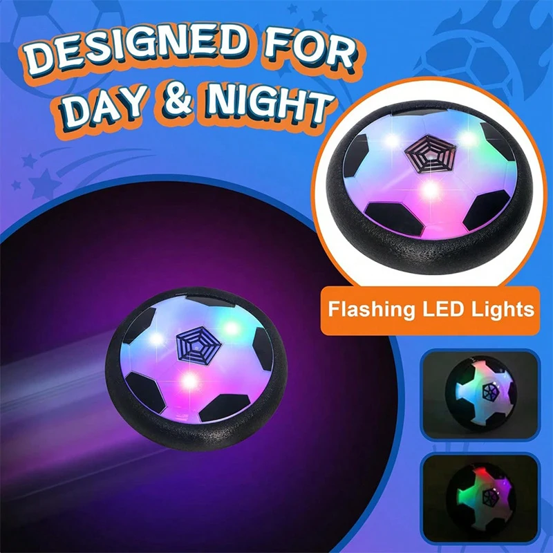 18CM Children's Indoor Suspended Football Toy Boy Parent Child Interaction Lighting Air Cushion Sports Festival Birthday Gift