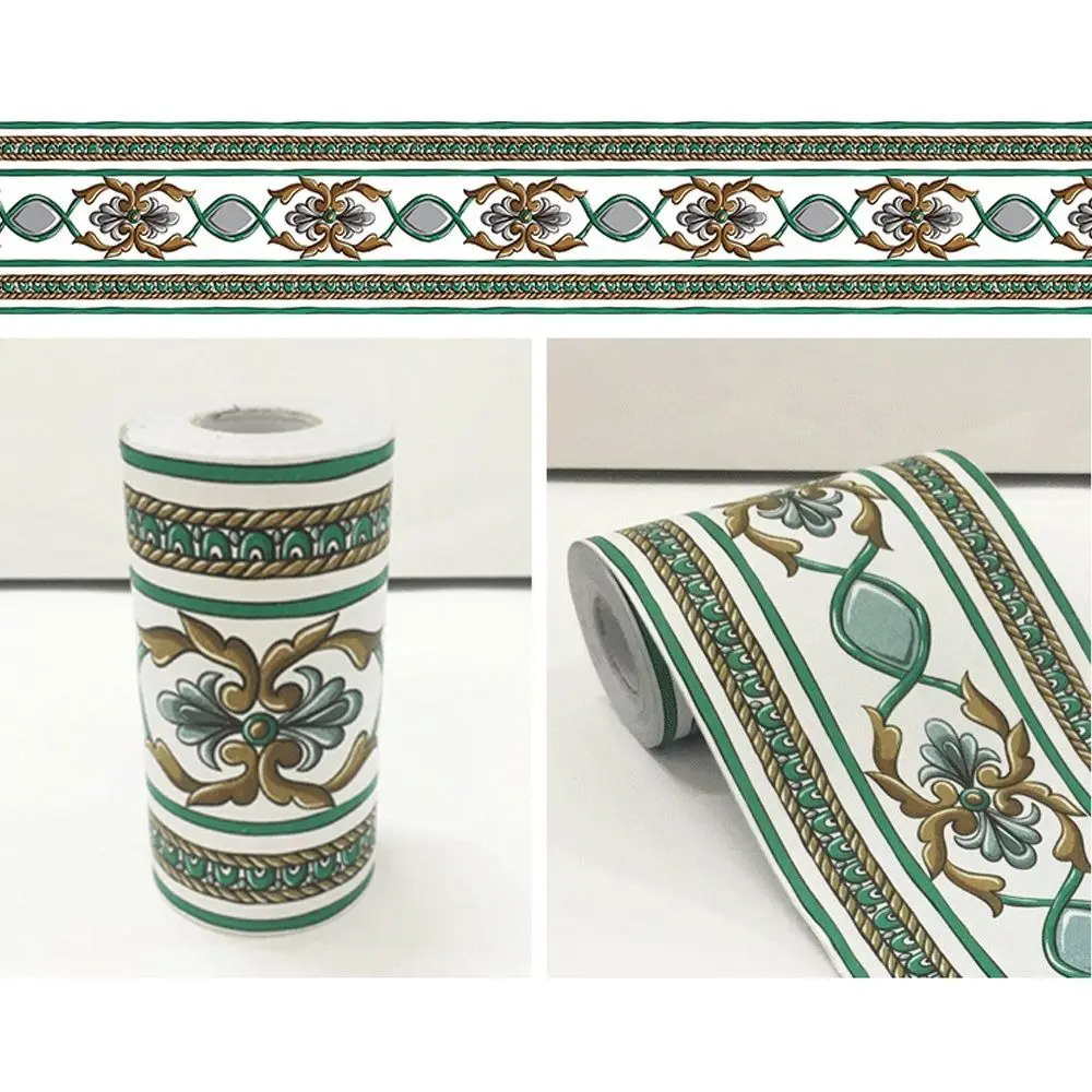 DIY 10 Meter Wall Base Thickened Anti-collision Skirting Line Soft Self Adhesive Corner Line Home