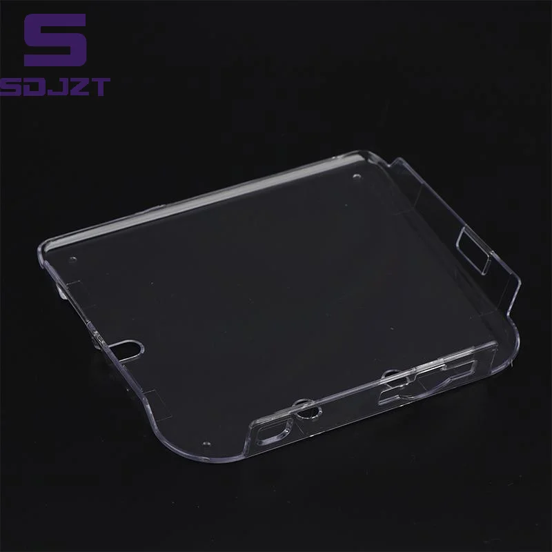 .New Sale.Clear Crystal Protective Case Cover Hard Shell Skin For 2DS Anti Dust Film For 2DS Screen Protector Shell