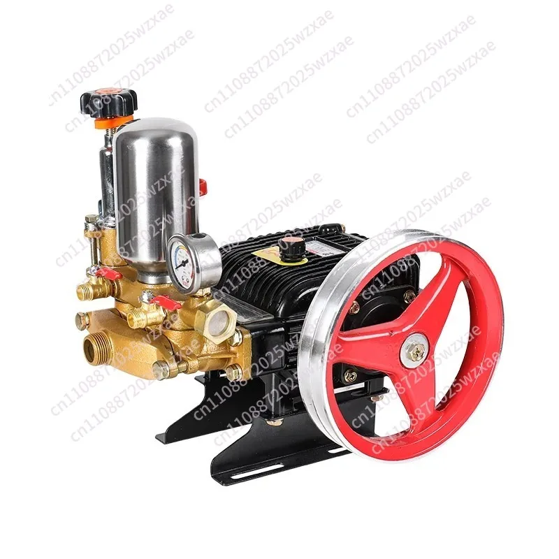 60/26 sprayer, three-cylinder plunger pump, agricultural high-pressure sprayer, automatic pressure relief, lubrication-free