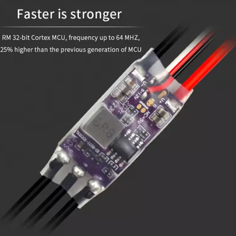 FLYCOLOR Francy 2 Бесщеточный ESC 20A 30A 40A 50A BLHELI-32 Dshot Высокопроизводительный MCU 5 В/3 А 12 В/2 А BEC Регулируемый для радиоуправляемого самолета