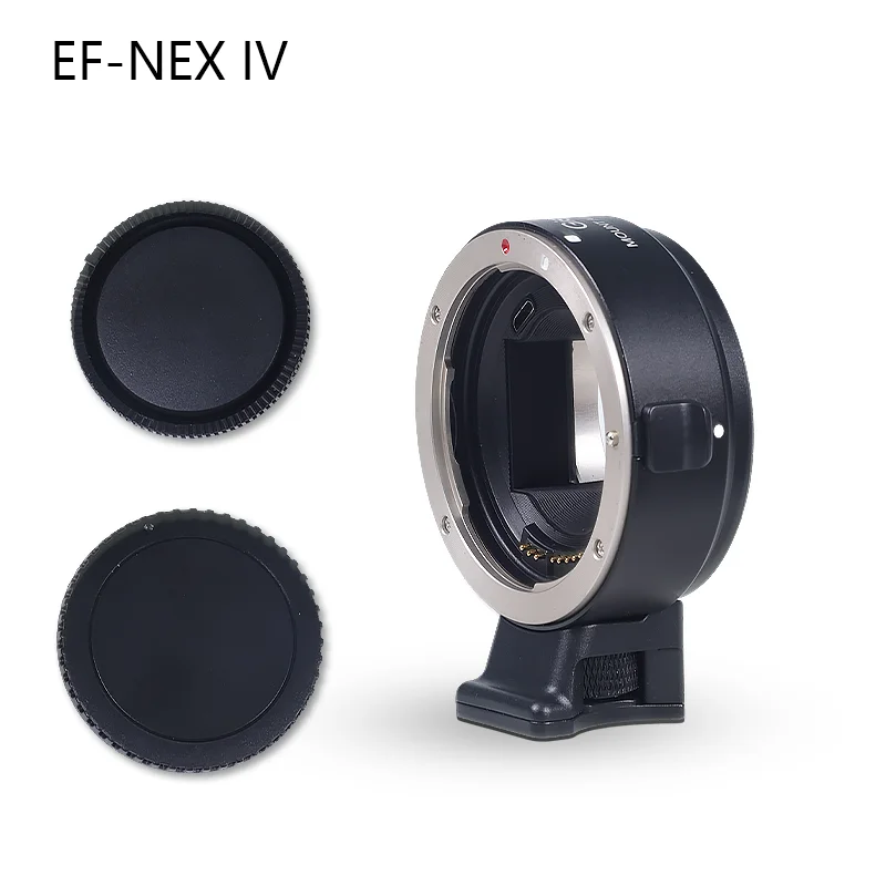 Gisegar EF-NEX IV High Speed Electric Lens Mount Adapter for Canon EF EF-S lens to Sony E Mount A7 A7R A7S A7RII Camera Camcorde