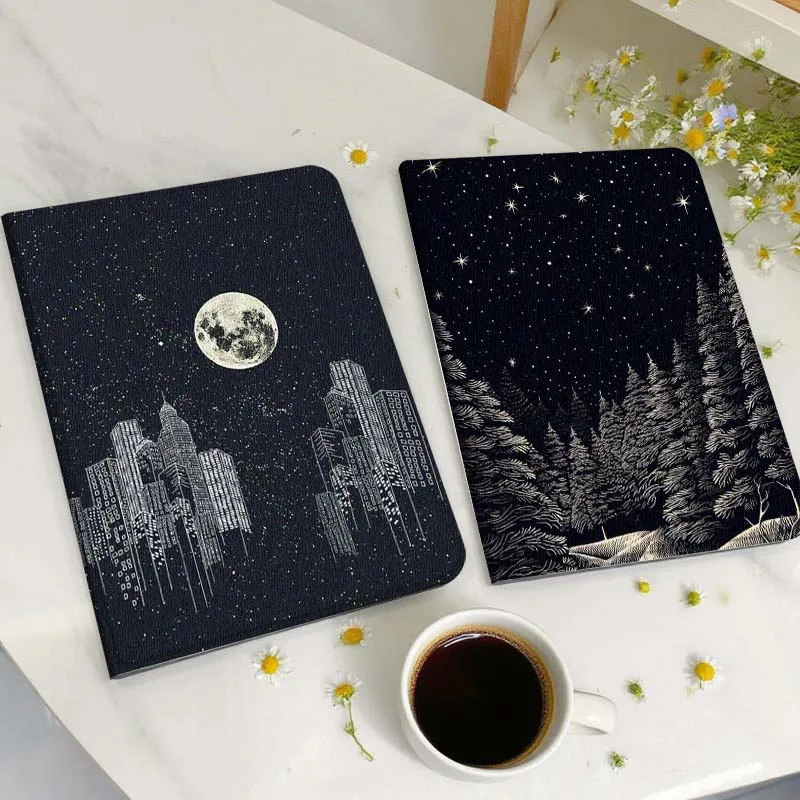 

Starry Moon City Night Gift Tablet Case For Huawei Honor MatePad MediaPad Air 5 6 7 11 V6 V7 V8 V9 X9 X8 T10 T10s C5e T5