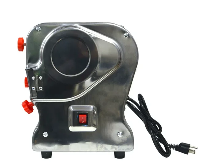 550W Electric Pasta Maker Noodle Machine Dumpling Roller Steel  Full Stainless Steel Dual Knife Noodle Maker For Commercial