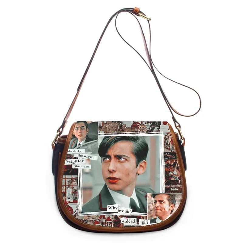 Aidan Gallagher Number Five print new fashion Women Crossbody Bag Luxury Women Bags Zipper Shoulder Bag women shoulder bag