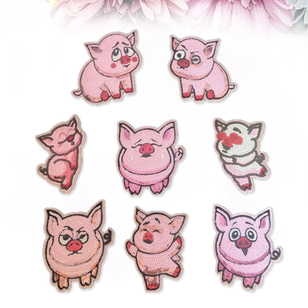 8 шт., патчи для вышивки