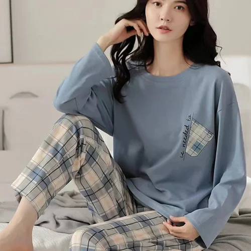 2024 겨울 어린이 여아 홈웨어, 두꺼운 벨벳 코튼 패딩, 꽃 코트 인쇄 바지 세트, 어린이 여아 의상, 2 개  Best5