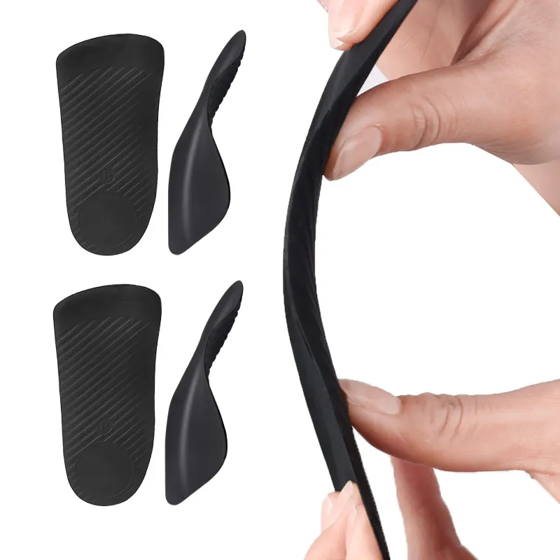 نعل داخلي مسطح لتصحيح قوس القدم، فليب من الداخل والخارج للقدم المسطحة ذات القاع المسطح XO لتصحيح الساق ودعم نصف وسادة