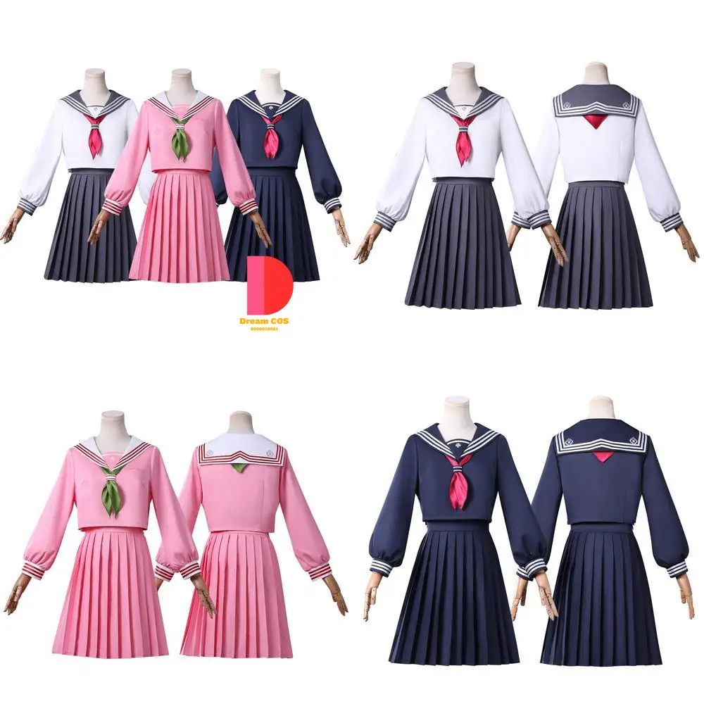 

Silent Hill F Game Cosplay Costume Anime Shimizu Hinako Sailor Suit JK Skirt Classic Role Play Outfit Comic Con Halloween Party