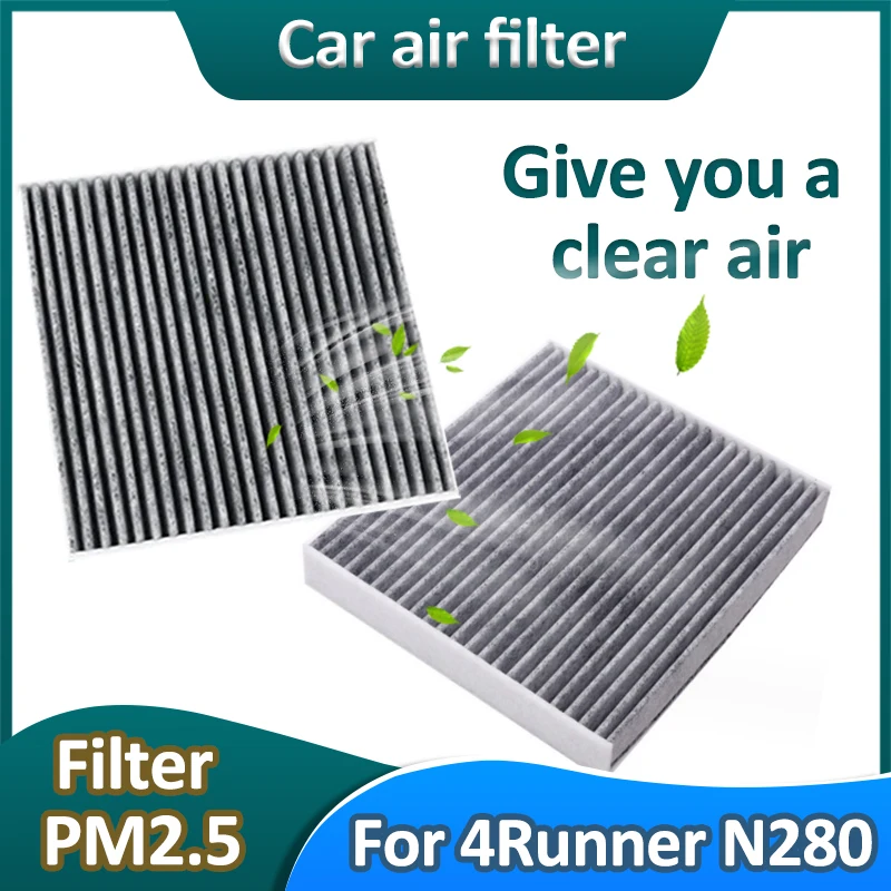 

For Toyota 4Runner N280 2010-2024 US Air conditioning Filter Remove Dust Cabin Filter Purifier Non-Woven PM2.5 Car Accessories