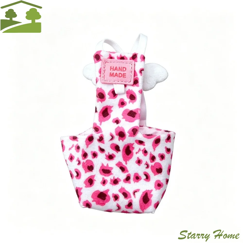 Fashion Adjustable Leopard Parrot Training Suit Thickened Soft Bird Flight Suits Warm with Wing Bird Nappy for Cockatiel Pigeons