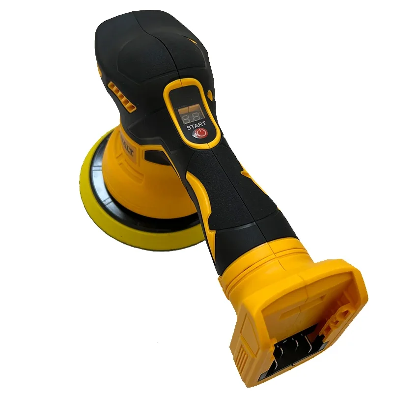 Dewalt-pulidor de coche inalámbrico con pantalla Digital, pulidor eléctrico de 8 velocidades, máquina pulidora y encerado para batería Dewalt de 20V