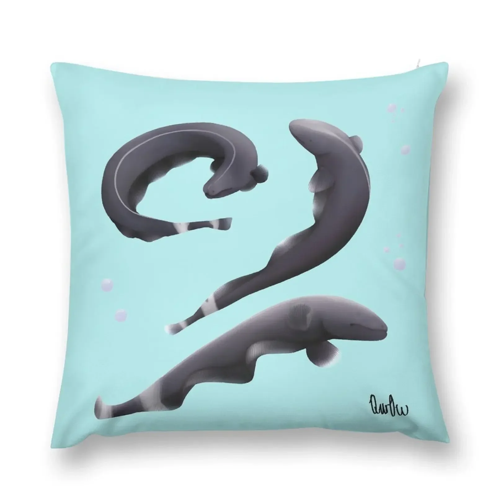 Cuchillo fantasma pez, almohada, almohada, almohadas de cama, decoración de almohada