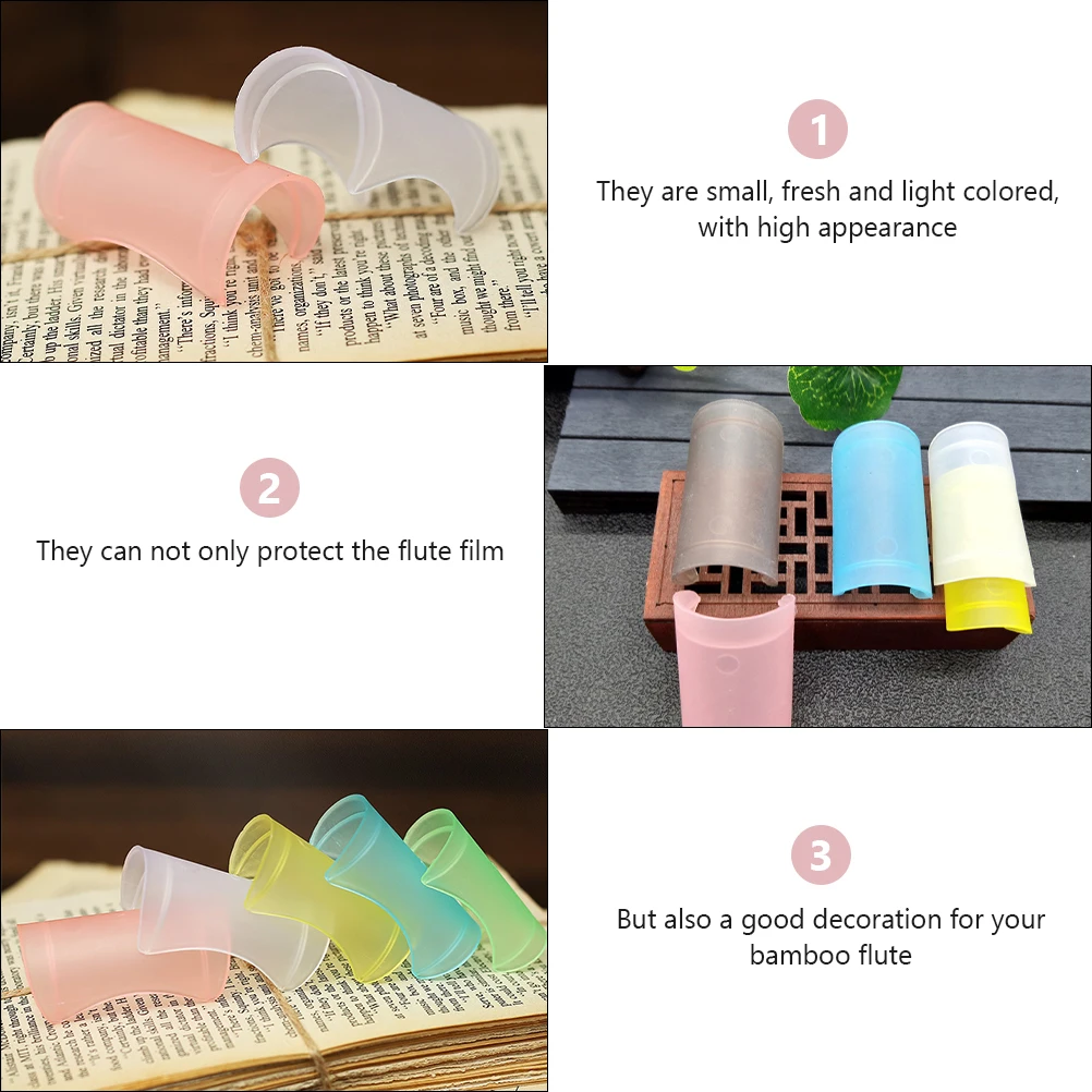 

15 Pcs Dimo Protective Cover Flute Protectors Key Replacement Film Creative Covers Backpack