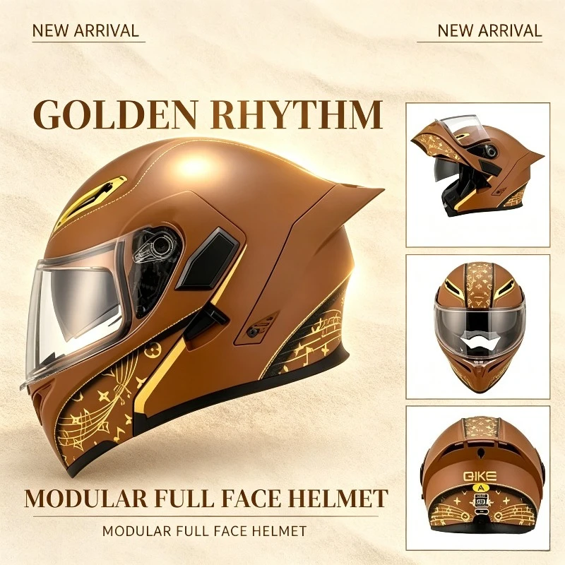 3C-Zertifizierter QIKE Retro M – Helmet Full Face Bewertung und Preis