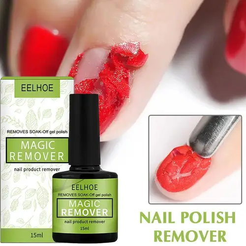 Imagen 1 del producto Removedor mágico de esmalte de uñas, 15ml, esmalte de Gel UV, elimina la ráfaga mágica, removedor de Gel de uñas, esmalte de barniz semipermanente