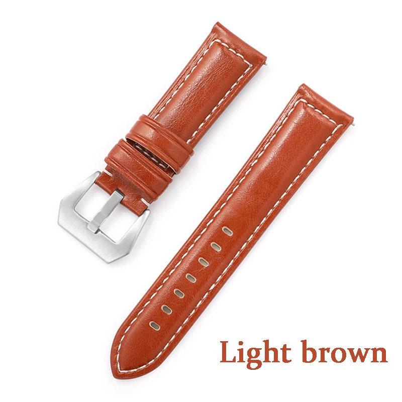 UTHAI B11 Watch Band Faux Leather High Quality 18 20 22 24mm Watch Strap Accessories Vintage Oil Wax Leather Bracelet