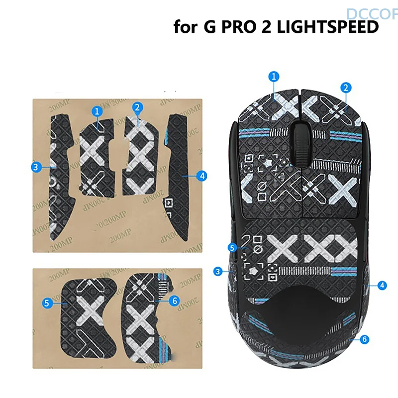 Anti-Slip Mouse Sticker Suck Sweat Grip Tape For GPW4 For G PRO 2 LIGHTSPEED Gaming Mouse E-Sports Gamer