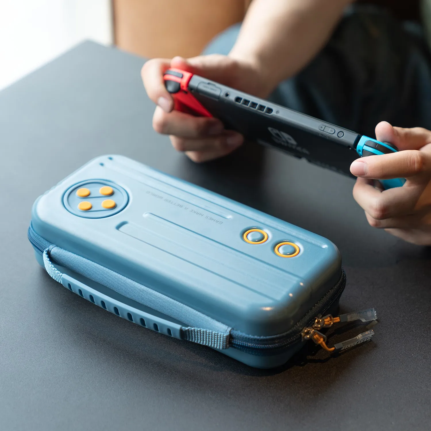 GeekShare podręczny schowek-organizer dla Nintendo przełącznik OLED czas konstrukcja maszyny Protables przypadku dla NS akcesoria wysokiej Quality Box