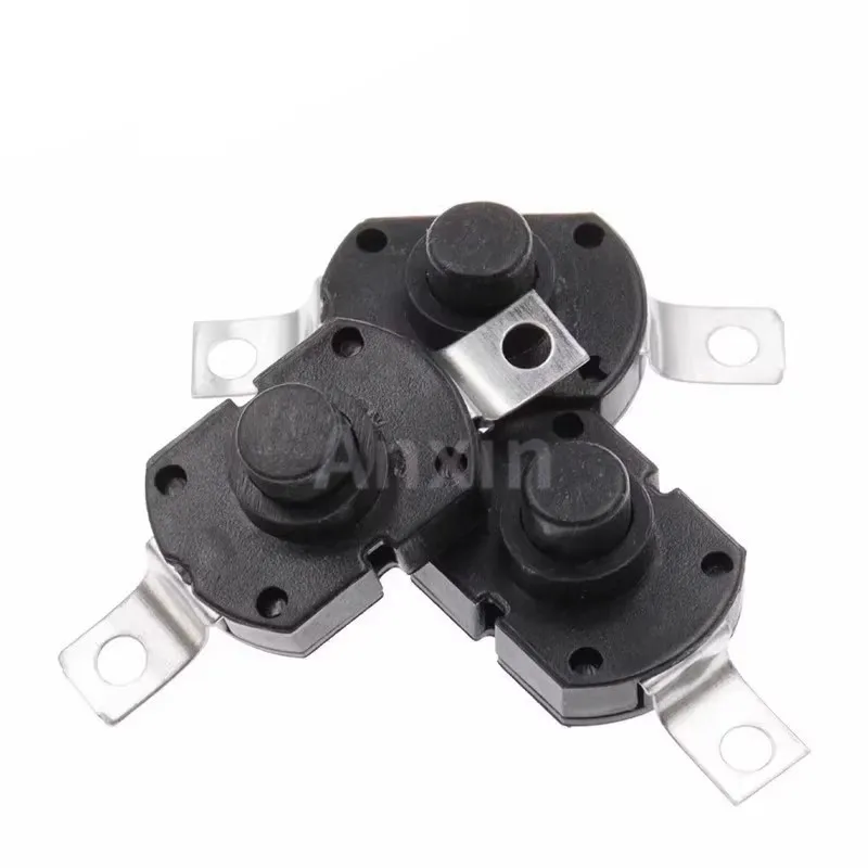 10/20 pièces interrupteur de lampe de Table lampe de poche bouton interrupteur ovale ON-OFF YT-17 bouton poussoir 1712KD 30V 1A 17*12*9.5mm