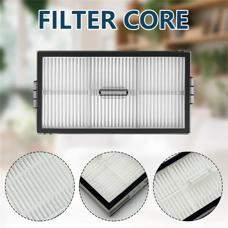 YCOC-Juego de accesorios de filtro Hepa de repuesto para piezas de aspiradora Roborock Saros 10R