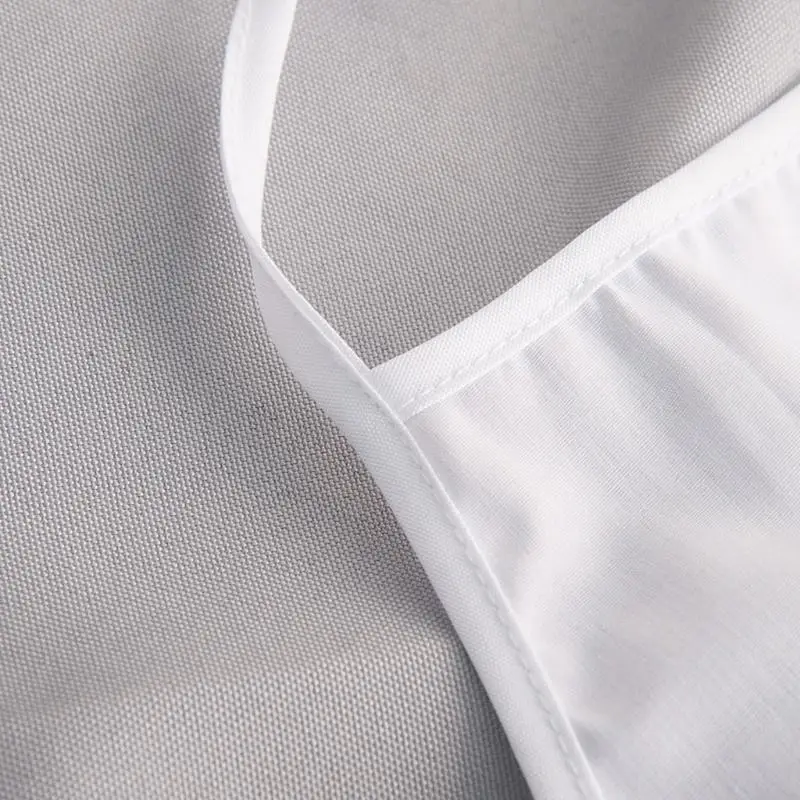 

54DF Newborn Baby Photography Props White Chef Outfits Kids Cooking Apron Hat Set