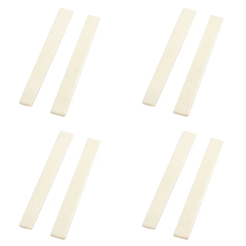 

8 шт. запасные части бежевого пластикового моста седло гайка для классической гитары