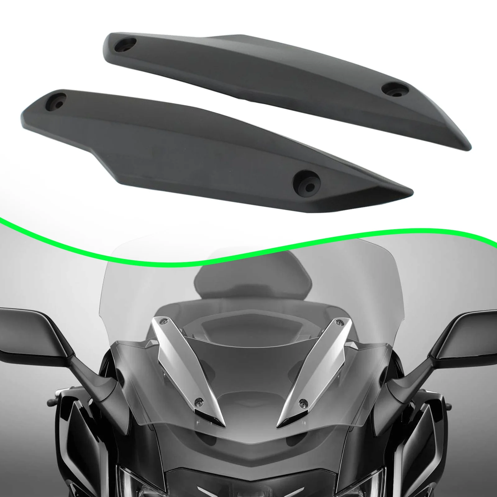 ABS Motorcycle Windshield Trim Strip Decorative For BMW K1600GT 2011-2026 K1600GTL For BMW R1200RT 2014-2018