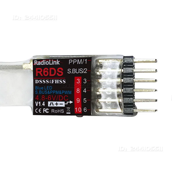 

RadioLink 6/9/10/12CH R6DS R6DSM R9DS R12DS R12DSM R12DSE 2,4G приемник для радиоуправляемого автомобиля-робота-дрона AT10II/AT10/AT9S Pro/AT9S/AT9