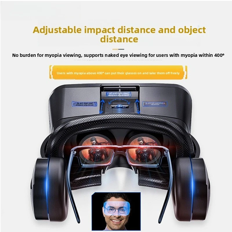 

New VR glasses virtual reality FOR 3D BOX headset all-in-one 3d game movie VR smart