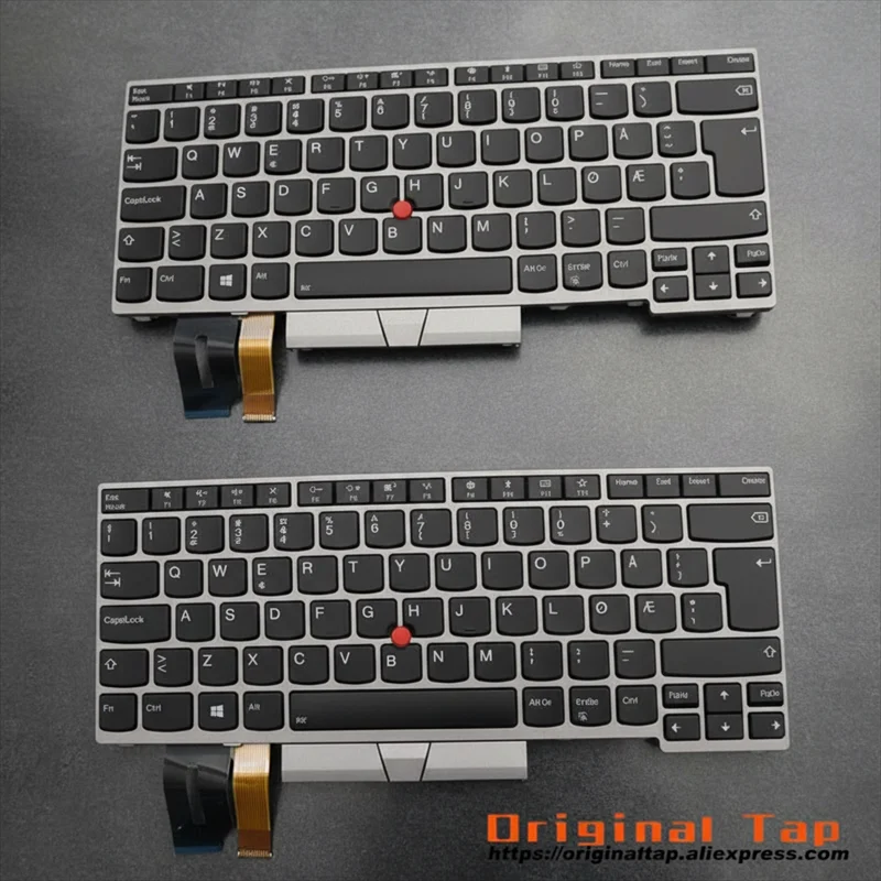

NO Norwegian Backlit Keyboard for Lenovo Thinkpad E480 E485 E490 T480S T490 T495 P43S L480 L490 L380 L390 Yoga 01YN360 01YN440